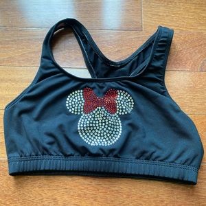 Disney sports bra. Color-black,silver,and red. Size-Women’s small-would fit a/b